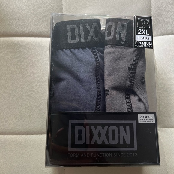 DIXXON Other - DIXXON Black and Gray Boxer Briefs Premium Comfort